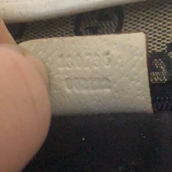 GUCCI Abbey D Ring White Leather Shoulder Bag Tote Vintage Authentic Dust Bag - Picture 17 of 17